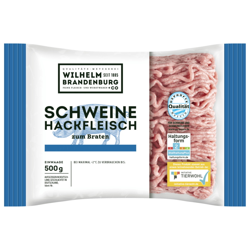 Wilhelm Brandenburg Schweine Hackfleisch 500g